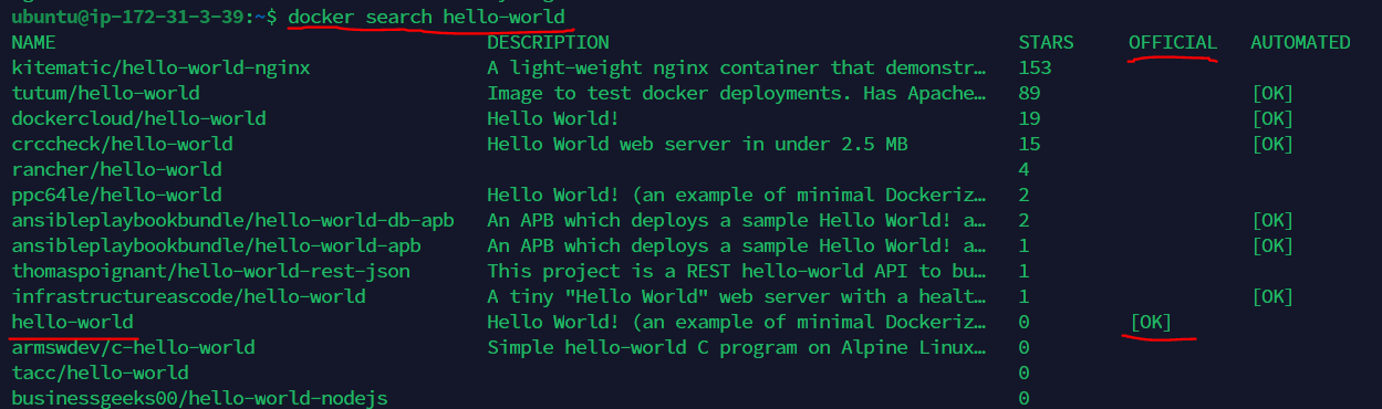 docker pull 명령어