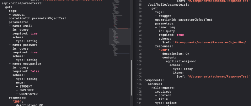 Swagger UI 표시 결과