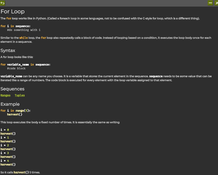 Python for loop explanation